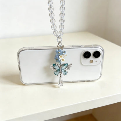 Porte-Clés Papillon 3D Style Chinois – Charm Sac Téléphone Élégant