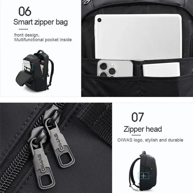 Sac à Dos OIWAS Voyage Business - Multifonctionnel Laptop Homme Femme