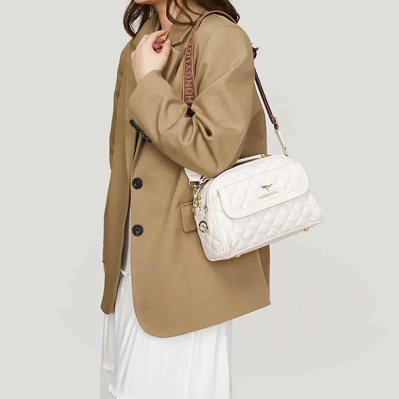 Sac à Main Femme Cuir - Sac Bandoulière Crossbody Designer Luxe Messenger