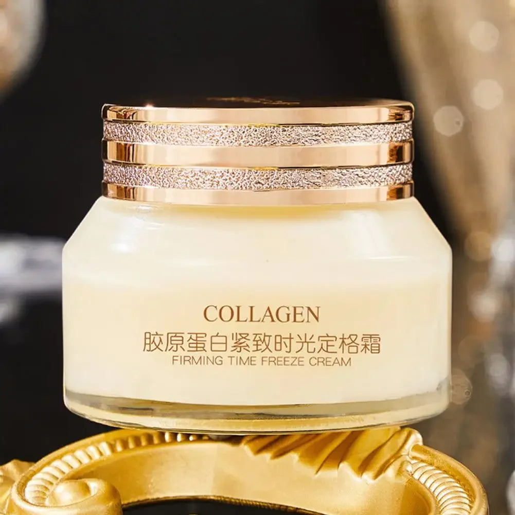 Crème Visage Collagène Lifting Raffermissante - Hydratante Illuminante Anti-Rides Ridules Éclaircissante