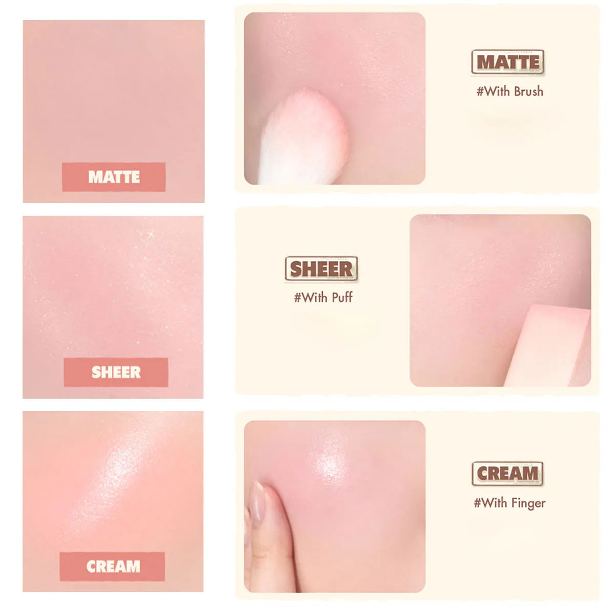 Blush rom&nd Better Than Cheek Peach Chip - Poudre Fine Modulable Sans Retombées Effet Naturel K-Beauty
