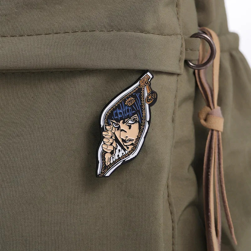 Pin's Émaillé JOJO Animation Japonaise – Broche Badge Personnage Manga Unisexe
