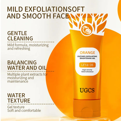 Gel Exfoliant Facial Hydratant - Éclaircissant Nourrissant Crème Visage Soin Beauté Peau Douce Lumineuse