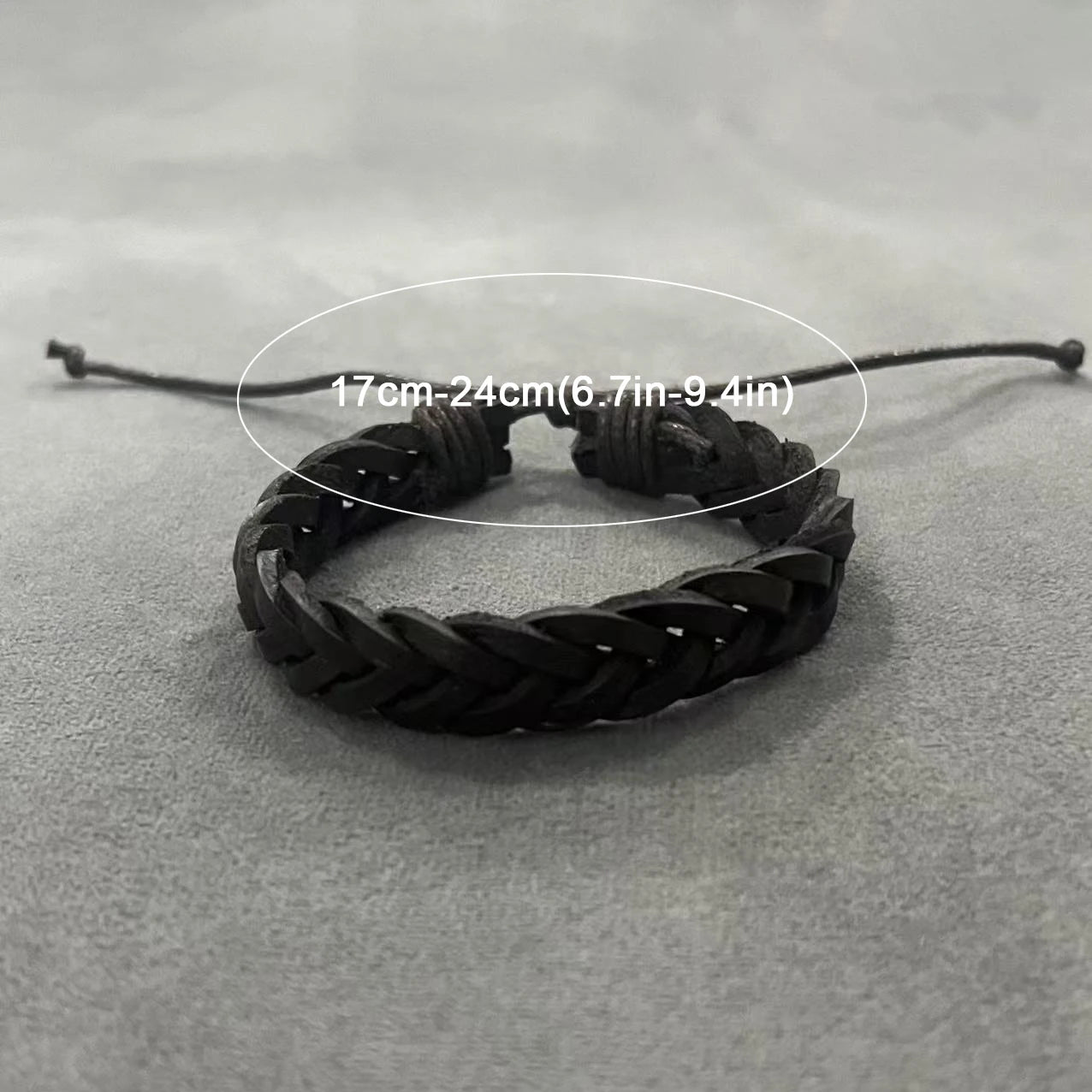 Bracelet en Cuir Tressé pour Homme — Bijou Artisanal, Cadeau Idéal