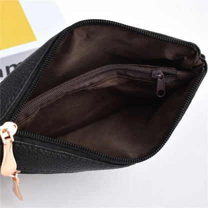 Portefeuille Femme Cuir PU Portable Fashion - Sac à Main Porte-Monnaie Téléphone Étanche