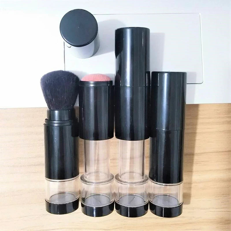 Pinceaux Maquillage Voyage Multifonction - Set Fond de Teint Poudre Blush Portable Rangement Beauté