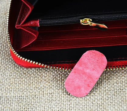 Portefeuille Femme Cuir Véritable RFID Blocking - Long Clutch Porte-Monnaie Téléphone