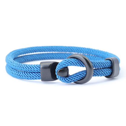 Bracelet Nautique en Corde Tressée pour Homme - Style Milan