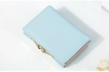 Portefeuille Femme Brillant Tri-Fold - Cartera Mujer Clutch Porte-Monnaie Simple