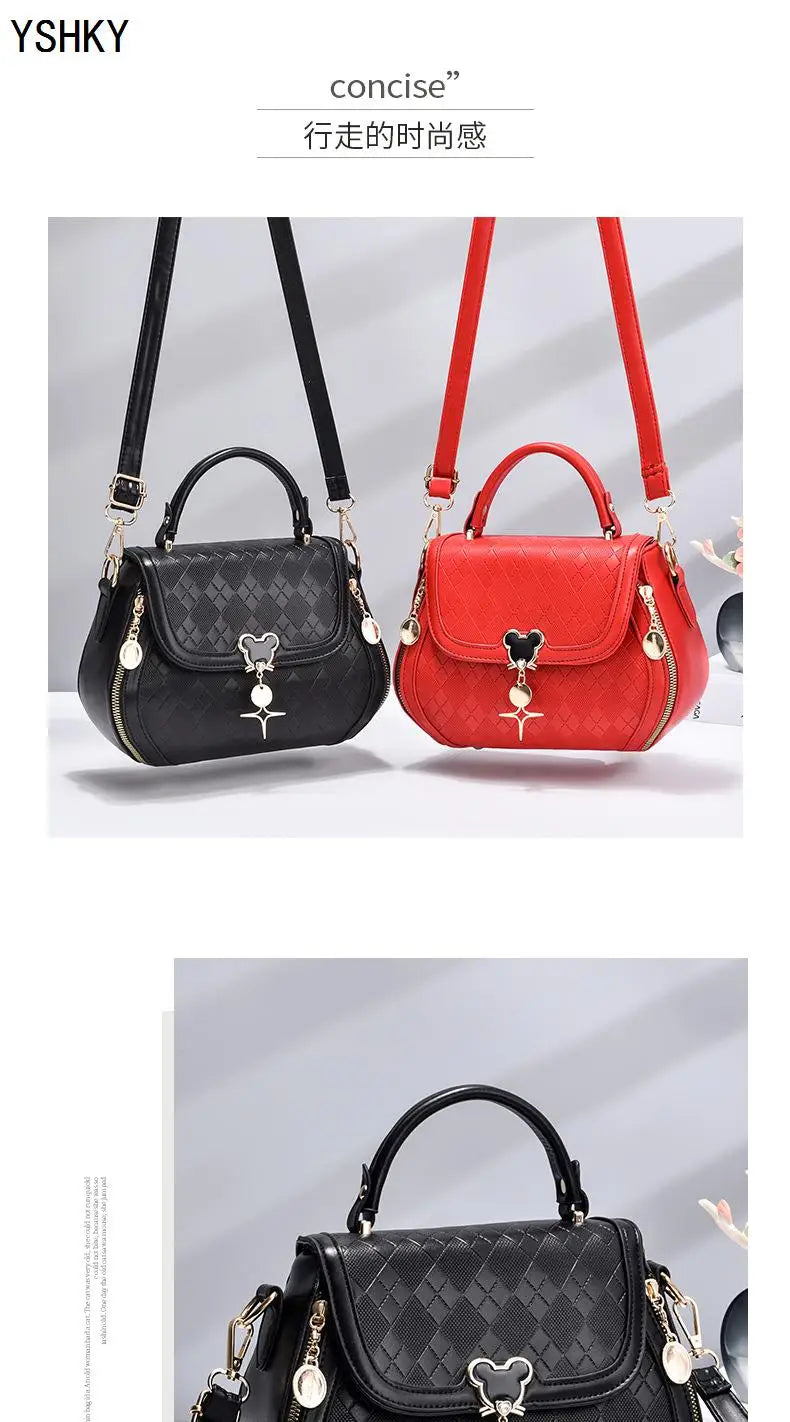 Sac à Main Femme Cuir Véritable Nœud - Tote Bag Épaule Luxe Designer Bucket