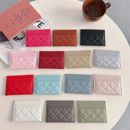 Portefeuille Femme Design Luxe Cuir PU - Porte-Cartes Multifonction Court