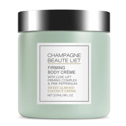 Crème Raffermissante Corps Champagne Pepperslim - Anti-Rides Hydratante Tonifiante Homme Femme Vanille