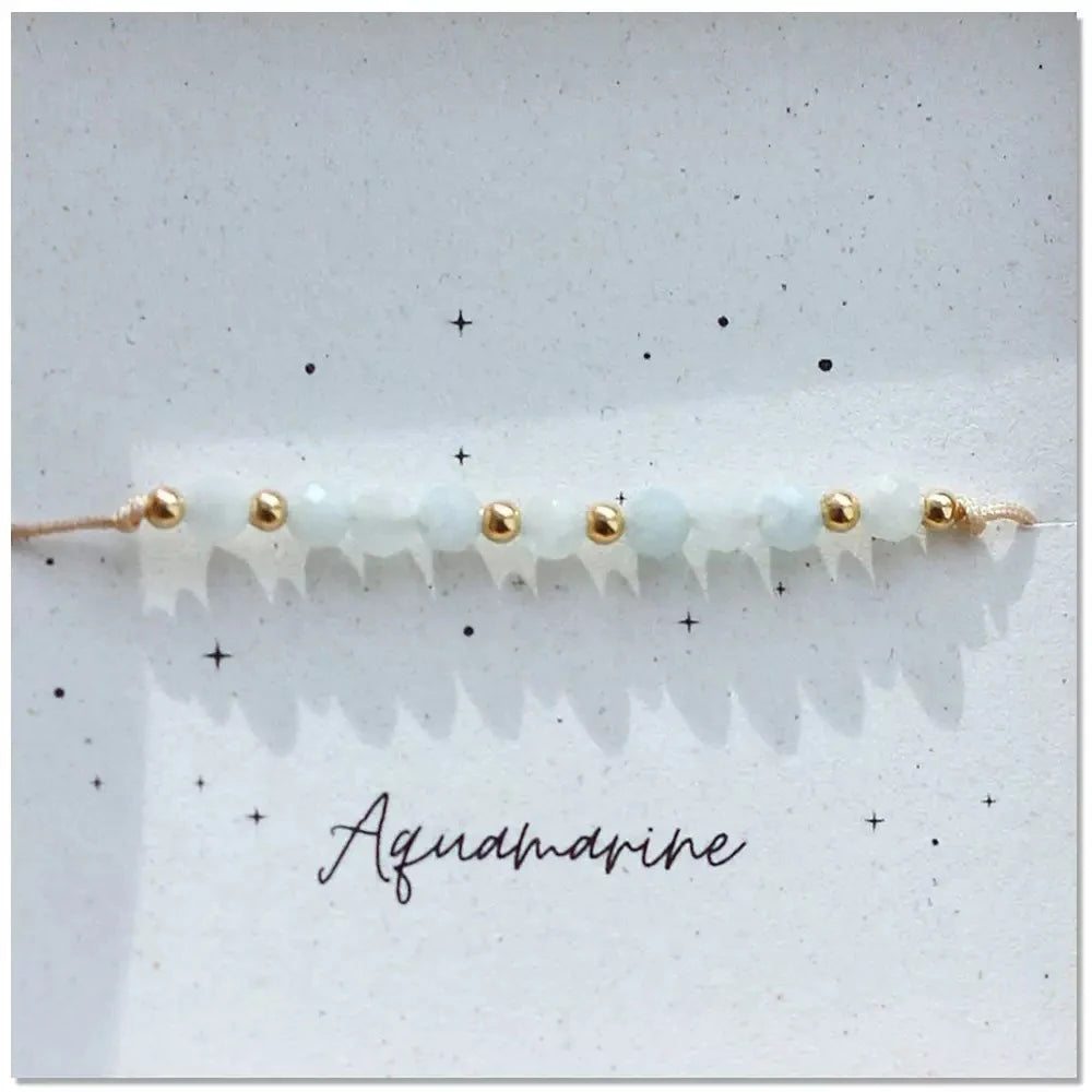 Bracelet Pierres Naturelles Ajustable – Perles 3mm Améthyste Grenat