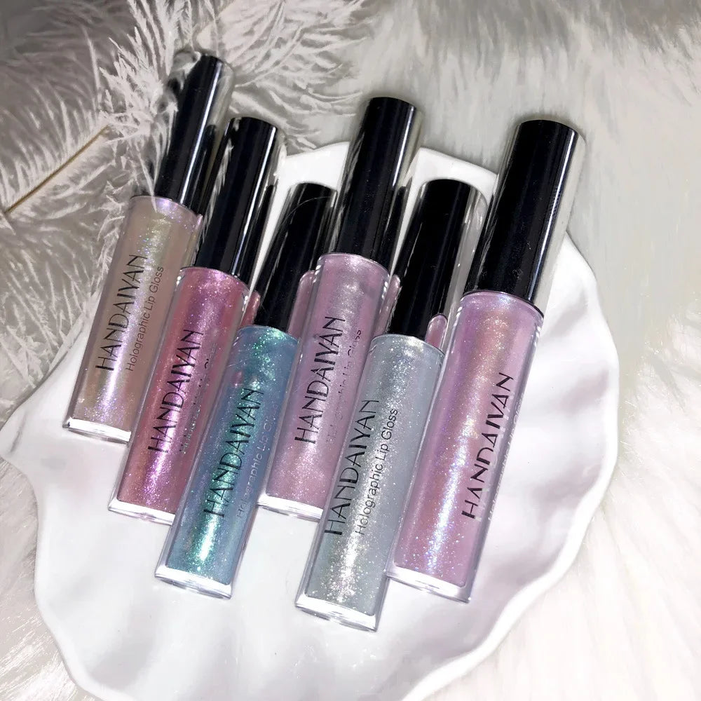 Gloss Holographique Sirène — Brillant Métallique Longue Tenue, 6 Teintes