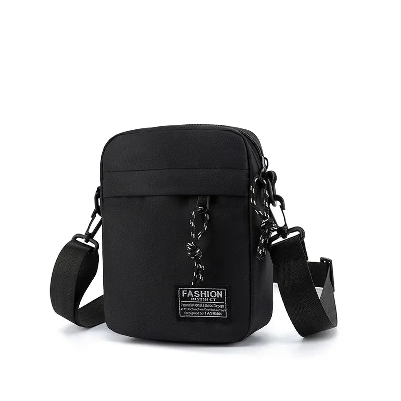 Mini Sac Baguette Bandoulière en Oxford – Unisexe