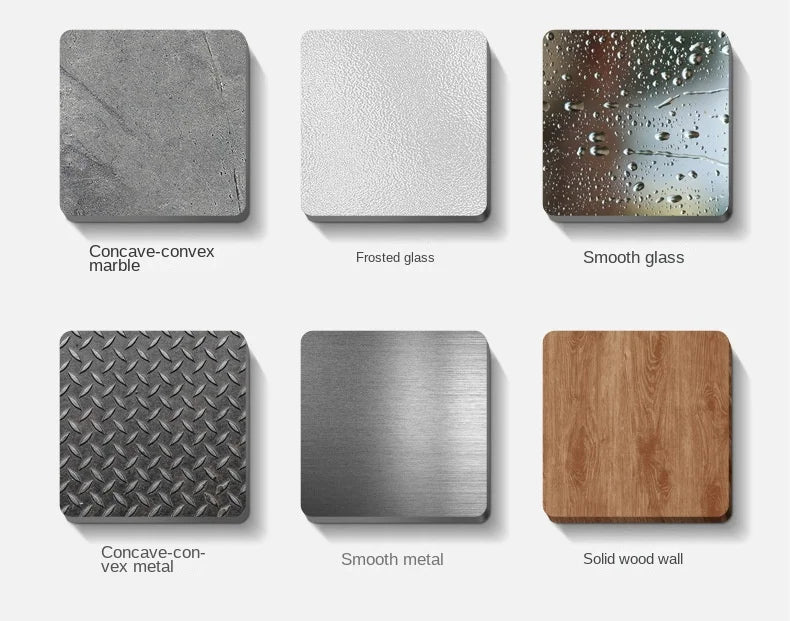 Porte-Couteaux Mural de Cuisine - Rangement Sans Perçage en Acier au Carbone