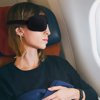 Masque de Sommeil 3D Occultant - Masque Nuit Voyage Confortable Unisexe