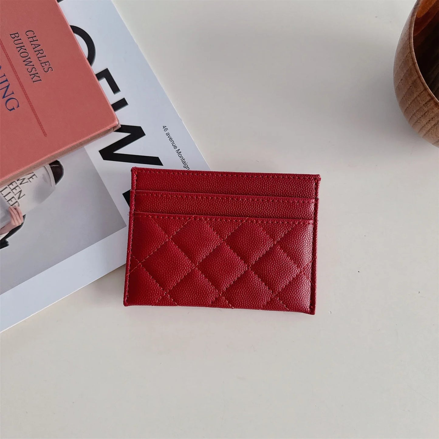 Portefeuille Femme Design Luxe Cuir PU - Porte-Cartes Multifonction Court