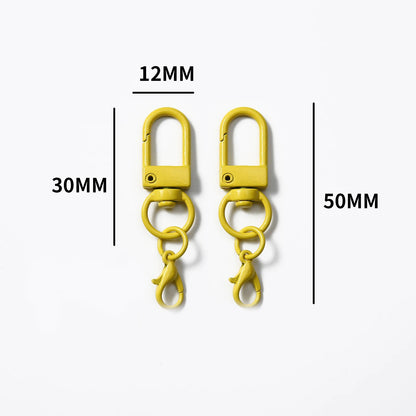 Mousquetons Métalliques Colorés – Lot de 10, 50 ou 100 pcs