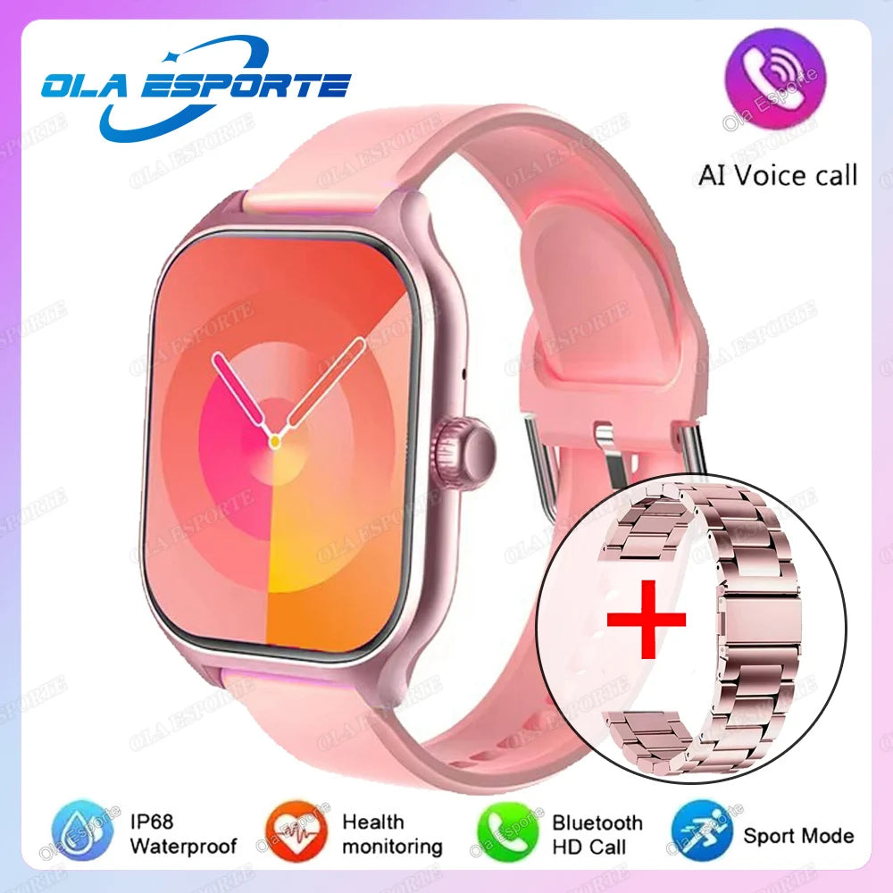 Montre Connectée 2026 Premium — Écran AMOLED 2,01", Appels Bluetooth, Unisexe