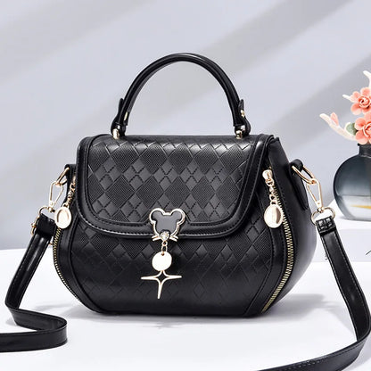 Sac à Main Femme Cuir Véritable Nœud - Tote Bag Épaule Luxe Designer Bucket