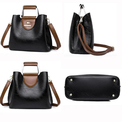 Sac à Main Femme Cuir Véritable Luxe Designer - Bandoulière Crossbody Élégant