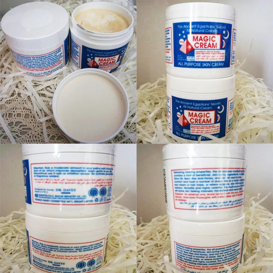 Crème Visage Magic 2x118g - Hydratante Nourrissante Multi-Usages Quotidien Tous Types Peau Beauté