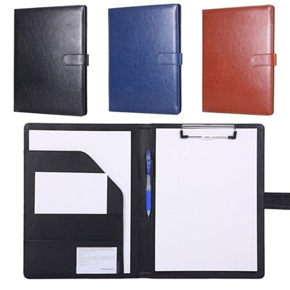Porte-Documents Conférence A4 Cuir Multifonction - Classeur Affaires Contrats Organisateur Professionnel