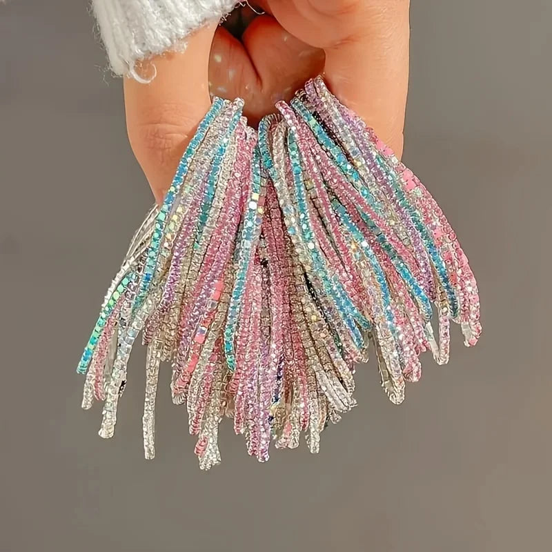 Set 5 Bracelets Bohème Luxe Empilables – Strass Colorés Femme