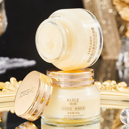 Crème Collagène 50g - Lifting Raffermissante Hydratante Anti-Rides Ridules Éclaircissante Visage Beauté
