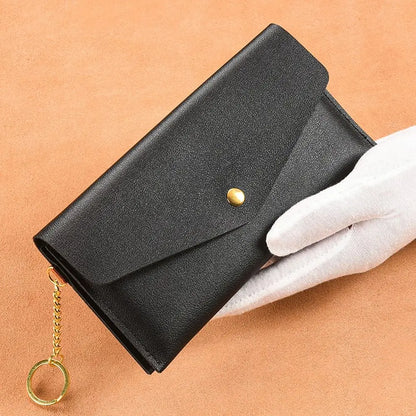 Portefeuille Femme Enveloppe Rétro Cuir PU - Clutch Porte-Cartes Téléphone Monnaie