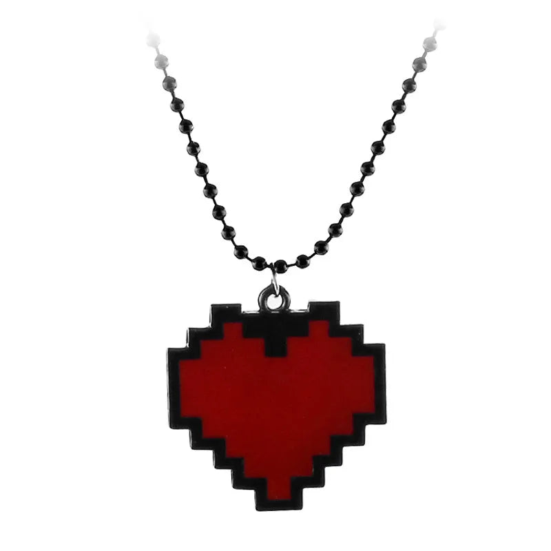 Collier Pendentif Tasse Thé Émail Fait Main - Chaîne Longue Pull Bohème