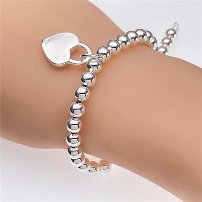 Bracelet Argent Sterling 925 Chaîne Carrée Solide - Bijou Femme Homme Unisexe Cadeau Mariage Soirée
