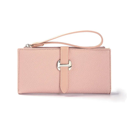 Portefeuille Femme Élégant Grande Capacité - Porte-Cartes Multi-Fentes Clutch