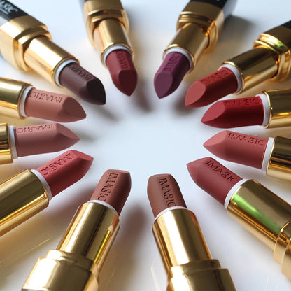 Rouge à Lèvres IMAGIC 12 Couleurs Hydratant Longue Tenue - Lipstick Matte Cosmétique