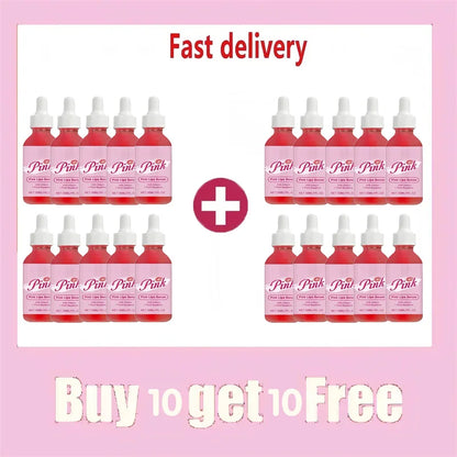 Huile Essentielle Repulpante Lèvres 10pcs - Sérum Gloss Nourrissant Anti-Rides Hydratant Plumping Beauté