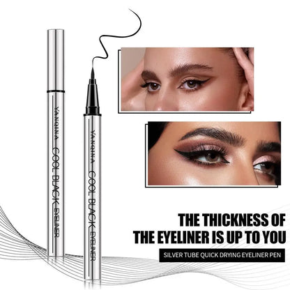 Eyeliner Liquide YANQINA – Waterproof 24H, Séchage Rapide & Anti-Bavures
