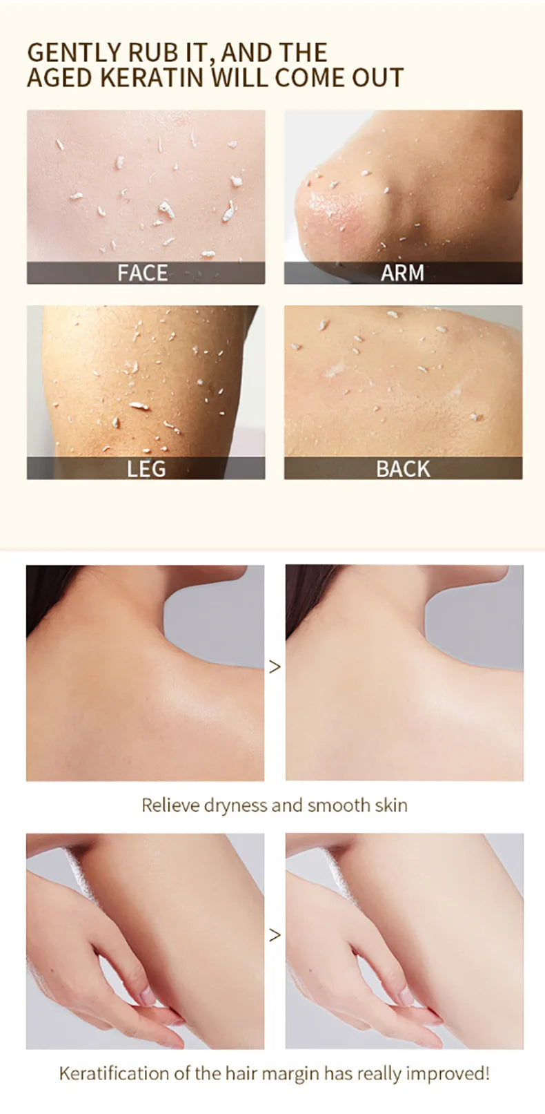 Gel Exfoliant Facial Hydratant - Éclaircissant Nourrissant Crème Visage Soin Beauté Peau Douce Lumineuse