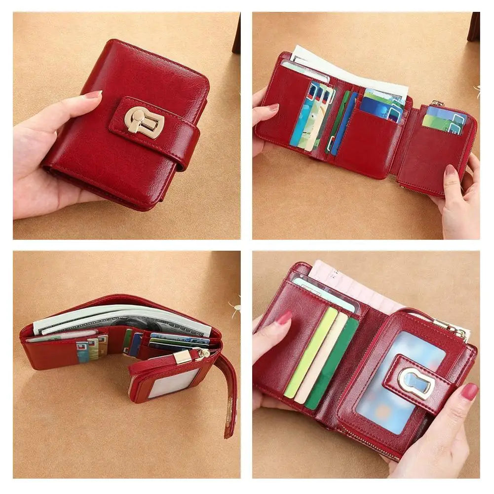 Portefeuille Long en Cuir PU pour Femme - Organisateur Anti-Vol