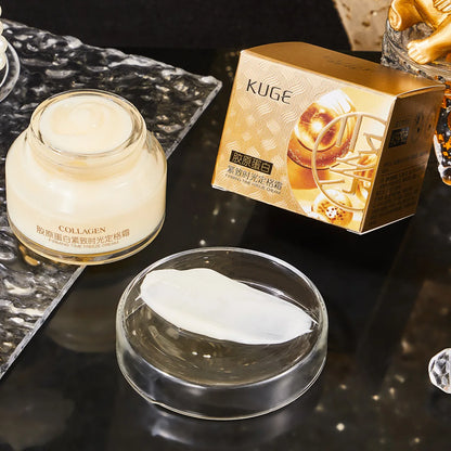 Crème Collagène 50g - Lifting Raffermissante Hydratante Anti-Rides Ridules Éclaircissante Visage Beauté