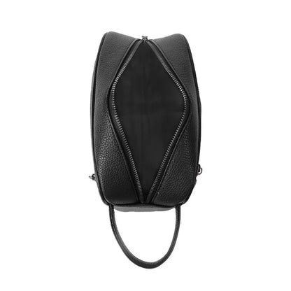 Portefeuille Cuir Fermeture Éclair Serrure Empreinte Digitale - Sac Anti-Vol Sécurisé Homme Femme