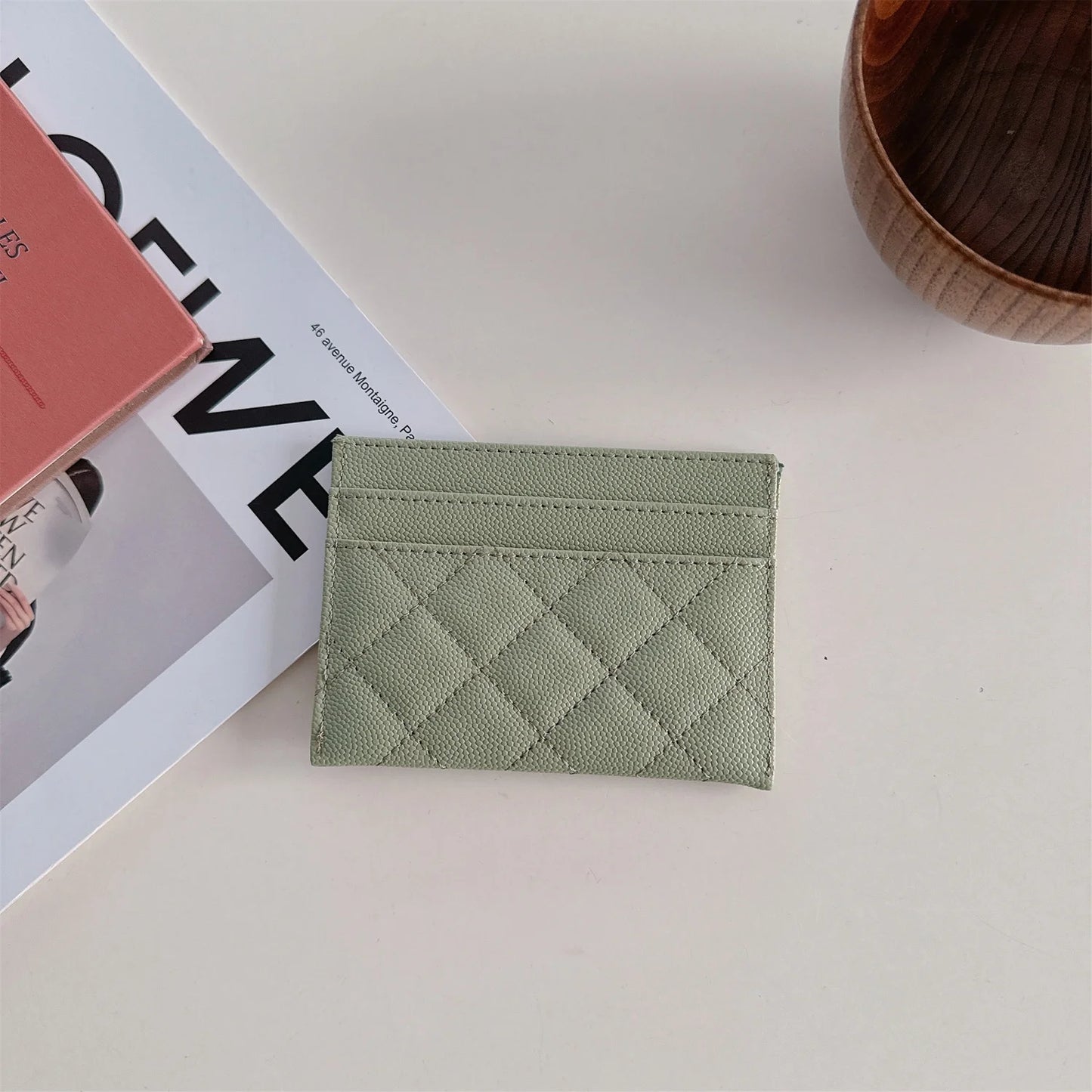Portefeuille Femme Design Luxe Cuir PU - Porte-Cartes Multifonction Court