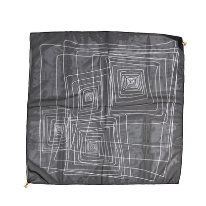 Luxury Square Scarf with Magnetic Buckle for Women, Pink - Triangle Cross Scarf for Autumn/Winter