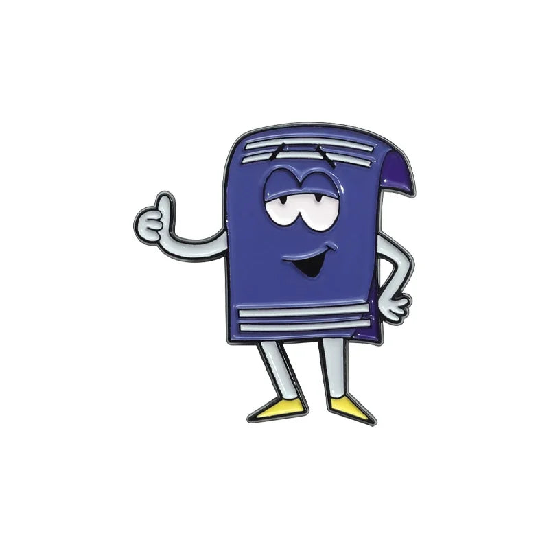 Pin's Émaillé Towelie Anime Comédie – Broche Badge Humoristique Unisexe