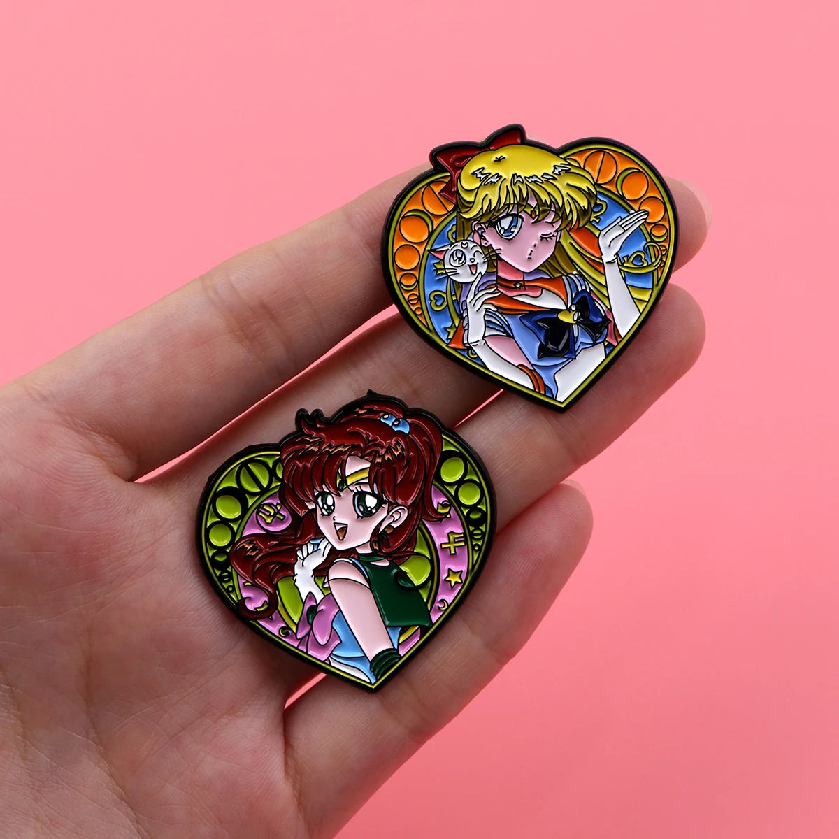 Pin's Émaillé Cartoon Anime Kawaii – Broche Badge Métal Femme Fille