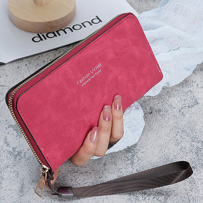 Sac à Main Femme avec Portefeuille Long - Pochette Multi-Fonctions Élégante