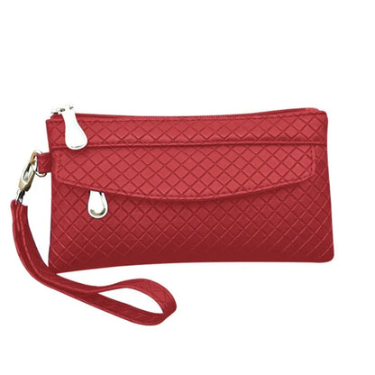Portefeuille Femme Long Classique Cuir PU Bracelet - Clutch Bag Grande Capacité Téléphone Fashion Simple
