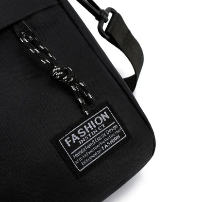 Mini Sac Baguette Bandoulière en Oxford – Unisexe