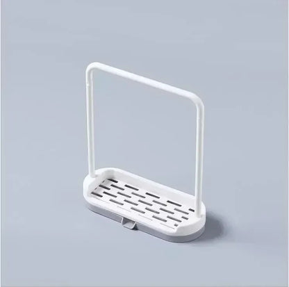 Support de Rangement pour Évier avec Égouttoir - Organisateur pour Torchons, Éponges et Savon