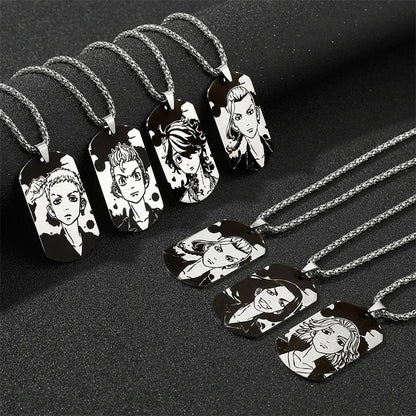 Collier Pendentif Tasse Thé Émail Fait Main - Chaîne Longue Pull Bohème